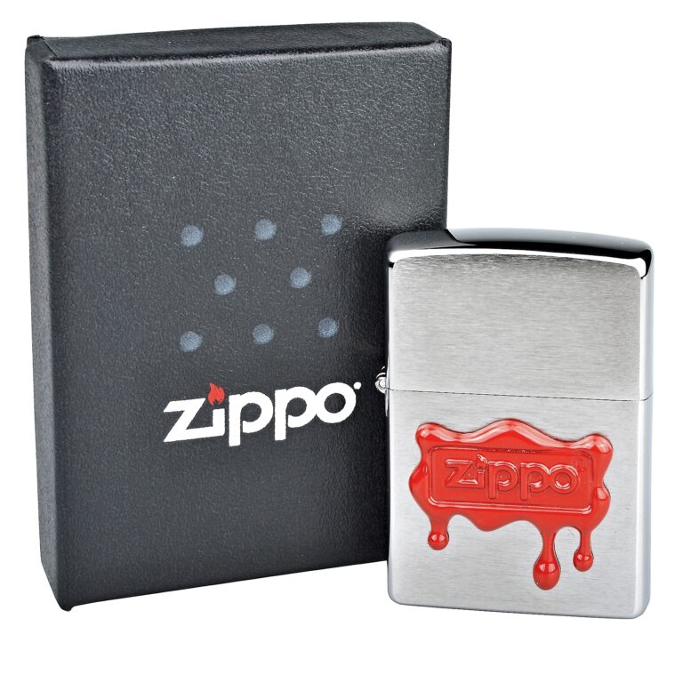 Zapalovač Zippo Wax Seal Zippo, broušený