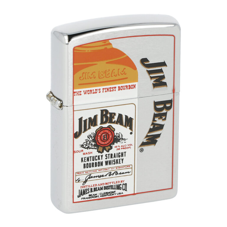Zapalovač Zippo Jim Beam Bottle, broušený