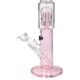 Skleněný bong s perkolací Blaze Glass Ice Cylinder Pink, 50cm  (261835-34)
