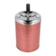 Cigaretový popelník kovový otočný Biggy růžový, 11cm  (22428)