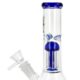 Skleněný bong s perkolací Conic Blue Ice, 25cm  (345061)