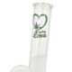 Skleněný bong transparent Smokey Love, 17cm  (31602)