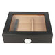 Humidor na doutníky Angelo Set 15D černý, 26x22x6,5cm  (920074)