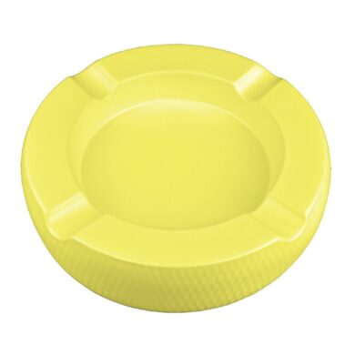 Doutníkový popelník keramický Passatore 4D, žlutý