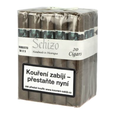 Doutníky Asylum Schizo Robusto 5x50, 20ks