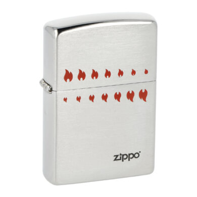 Zapalovač Zippo 200 ATC Flames, broušený  (Z 216888)