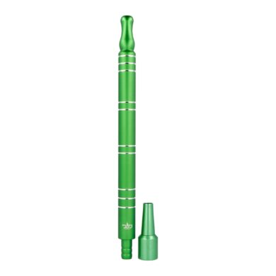 Kovový náústek pro vodní dýmky DUD zelený, 30cm  (12546G)