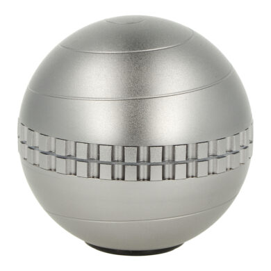 Drtič tabáku kovový Gyro Ball Chrome, 3.dílný, 62mm  (340362)