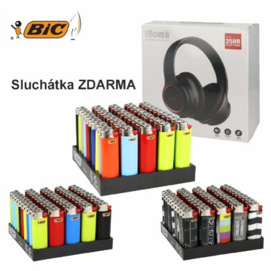 Zapalovač BIC Set + Gift (Headphones)  (0101548)
