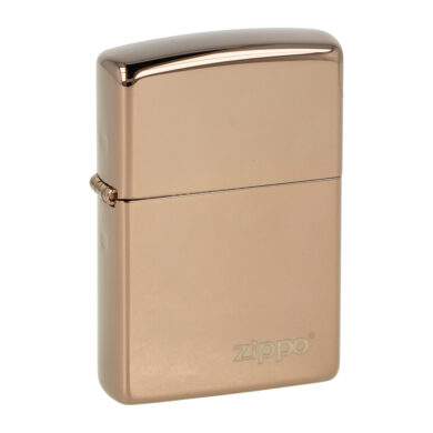 Zapalovač Zippo Rose Gold Zippo Logo, leštěný  (Z 151803)