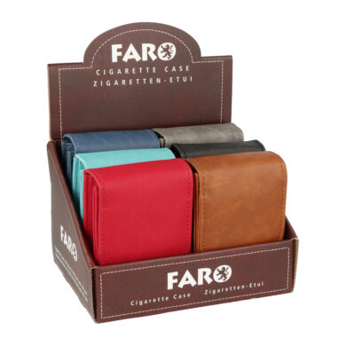 Pouzdro na cigarety Faro koženka, 6mix  (28001)