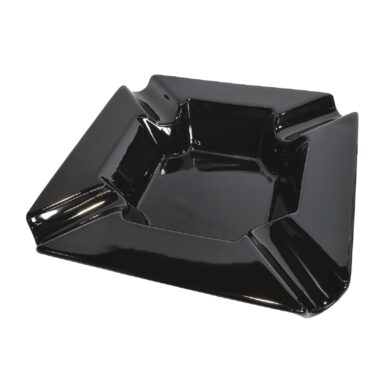 Doutníkový popelník keramický Angelo, černý  (424280)