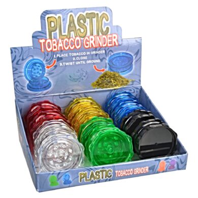 Drtič tabáku plastový 2 dílný, 12mix  (660611)