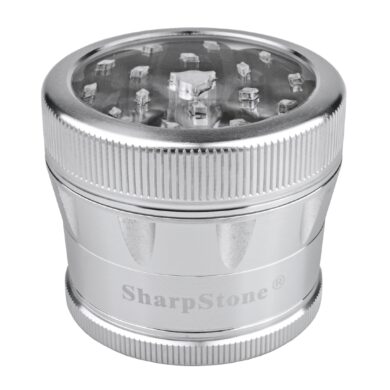 Drtič tabáku ALU Sharp Stone Chrome, 53mm