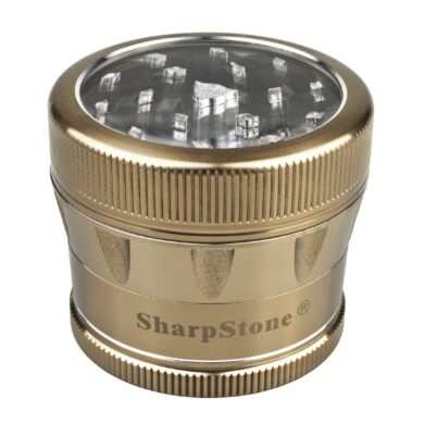 Drtič tabáku ALU Sharp Stone Gold, 53mm