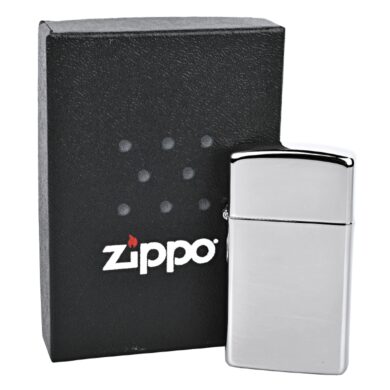 Zapalovač Zippo Slim chrome polish, leštěný