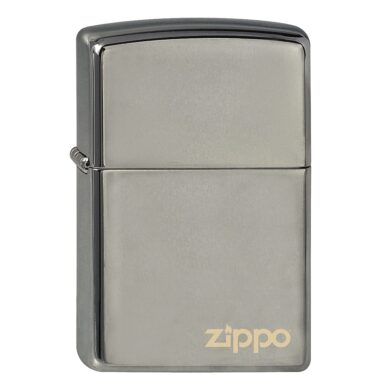 Zapalovač Zippo Black Ice Logo, lesklý  (Z 171480)