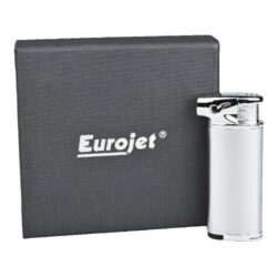 Dýmkový zapalovač Eurojet Burg, stříbrný  (257250)
