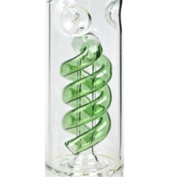 Skleněný bong s perkolací Amsterdam Green Ice 40cm  (02918)