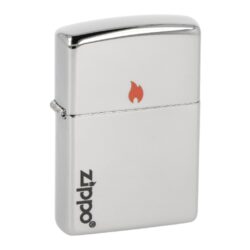 Zapalovač Zippo 250 Zippo & Flame, leštěný - Benzínový zapalovač Zippo 22998 Zippo And Flame. Kvalitní zapalovač Zippo v leštěném chromovém provedení je na přední straně zdobený barevným tištěným motivem plamene a logem Zippo. Zapalovač je dodávaný v originální krabičce s logem. Zapalovače Zippo nejsou při dodání naplněné benzínem. Originální příslušenství benzín Zippo, kamínky, knoty a vata do zapalovače Zippo, zajistí správné fungování benzínové zapalovače. Na mechanické závady zapalovače poskytuje Zippo doživotní záruku. Tuto záruku můžete uplatnit přímo u nás. Zapalovače jsou vyrobené v USA, Original Zippo® Bradford.