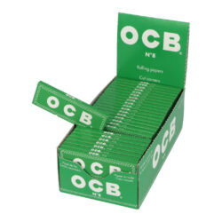 Cigaretové papírky OCB 8, 50ks - Cigaretové papírky OCB 8. Knížečka obsahuje 50ks papírků se seříznutými rohy. Rozměry papírku: 36x69mm. Prodej pouze po celém balení (displej) 50ks. Cena je uvedená za 1ks.