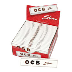 Cigaretové papírky OCB Slim - Cigaretové papírky OCB Slim. Knížečka obsahuje 32 papírků. Rozměry papírku: 44x109mm. Prodej pouze po celém balení (displej) 50ks. Cena je uvedená za 1ks.