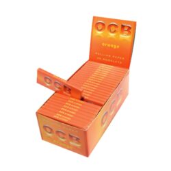 Cigaretové papírky OCB Orange - Cigaretov paprky OCB Orange. Kneka obsahuje 50ks paprk. Rozmry paprku: 36x69mm. Prodej pouze po celm balen (displej) 50ks. Cena je uveden za 1ks.

Dovozce: Fortis-DB, spol. s r.o.