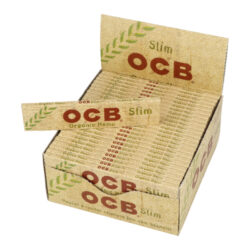 Cigaretové papírky OCB Slim Organic - Cigaretové papírky OCB Slim Organic. Knížečka obsahuje 32 papírků. Papírky jsou vyrobené z ultratenkého konopného papíru. Rozměry papírku: 44x109mm. Prodej pouze po celém balení (displej) 50ks. Cena je uvedená za 1ks.

Dovozce: Fortis-DB, spol. s r.o.